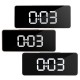 LED Mirror Alarm Clock Multifunctional Student Desktop Clock Makeup Mirror Clock USB Charging Music Alarm Clock LED Mirror Alarm Clock Multifunctional Student Desktop Clock Makeup Mirror Clock USB Charging Music Alarm Clock