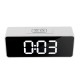 LED Mirror Alarm Clock Multifunctional Student Desktop Clock Makeup Mirror Clock USB Charging Music Alarm Clock LED Mirror Alarm Clock Multifunctional Student Desktop Clock Makeup Mirror Clock USB Charging Music Alarm Clock