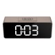 LED Mirror Alarm Clock Multifunctional Student Desktop Clock Makeup Mirror Clock USB Charging Music Alarm Clock LED Mirror Alarm Clock Multifunctional Student Desktop Clock Makeup Mirror Clock USB Charging Music Alarm Clock