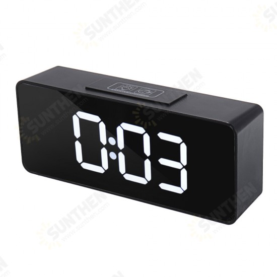 LED Mirror Alarm Clock Multifunctional Student Desktop Clock Makeup Mirror Clock USB Charging Music Alarm Clock LED Mirror Alarm Clock Multifunctional Student Desktop Clock Makeup Mirror Clock USB Charging Music Alarm Clock