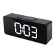 LED Mirror Alarm Clock Multifunctional Student Desktop Clock Makeup Mirror Clock USB Charging Music Alarm Clock LED Mirror Alarm Clock Multifunctional Student Desktop Clock Makeup Mirror Clock USB Charging Music Alarm Clock