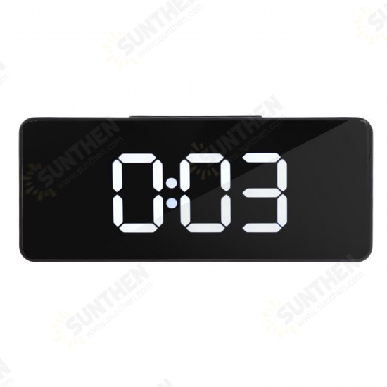 LED Mirror Alarm Clock Multifunctional Student Desktop Clock Makeup Mirror Clock USB Charging Music Alarm Clock LED Mirror Alarm Clock Multifunctional Student Desktop Clock Makeup Mirror Clock USB Charging Music Alarm Clock