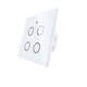 4 Gang WiFi Smart Glass Panel Switch Smart Life/Tuya App Multi-Control Voice Control Works with Alexa Google