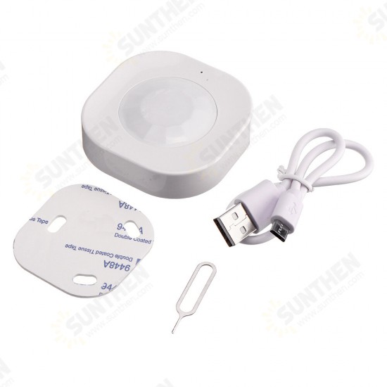 MS-SPS Smart WiFi PIR Motion Sensor Human Detector Infrared Human Induction Receiver USB Charging Version