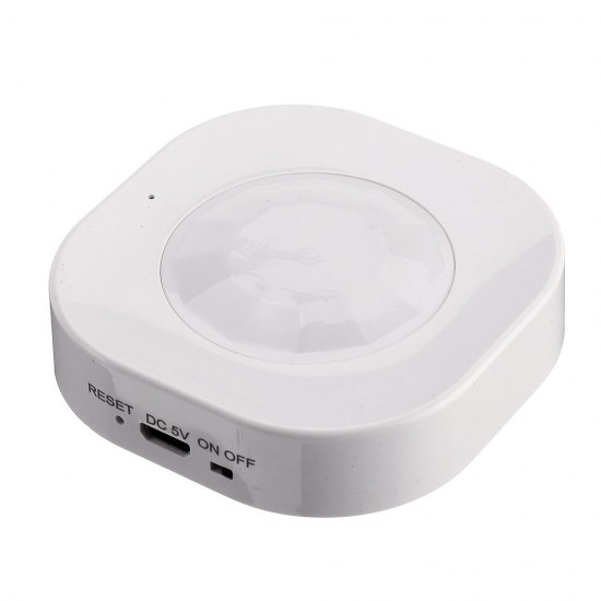 MS-SPS Smart WiFi PIR Motion Sensor Human Detector Infrared Human Induction Receiver USB Charging Version