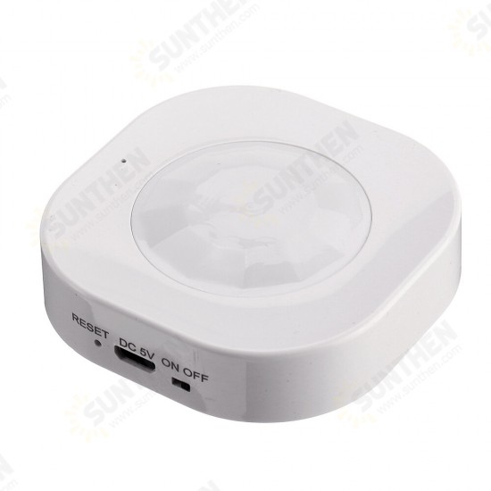 MS-SPS Smart WiFi PIR Motion Sensor Human Detector Infrared Human Induction Receiver USB Charging Version