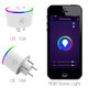 WiFi Smart Plug Wireless RGB Power Socket Smart Life/Tuya App Wireless Remote Control Work with Alexa Google Home