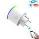 WiFi Smart Plug Wireless RGB Power Socket Smart Life/Tuya App Wireless Remote Control Work with Alexa Google Home WiFi Smart Plug Wireless RGB Power Socket Smart Life/Tuya App Wireless Remote Control Work with Alexa Google Home