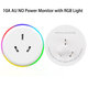 WiFi Smart Plug Wireless RGB Power Socket Smart Life/Tuya App Wireless Remote Control Work with Alexa Google Home