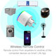 WiFi Smart Plug Wireless RGB Power Socket Smart Life/Tuya App Wireless Remote Control Work with Alexa Google Home WiFi Smart Plug Wireless RGB Power Socket Smart Life/Tuya App Wireless Remote Control Work with Alexa Google Home