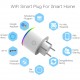 WiFi Smart Plug Wireless RGB Power Socket Smart Life/Tuya App Wireless Remote Control Work with Alexa Google Home