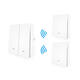 WiFi Smart Push Button Switch RF433 Wall Panel Transmitter Kit Smart life Tuya App Remote Control Works with Alexa Google Home