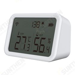 Tuya ZB Intelligent Temperature and Humidity Illuminance Sensor Works with ZB Gateway Mobile Phone Remote Control Tuya ZB Intelligent Temperature and Humidity Illuminance Sensor Works with ZB Gateway Mobile Phone Remote Control