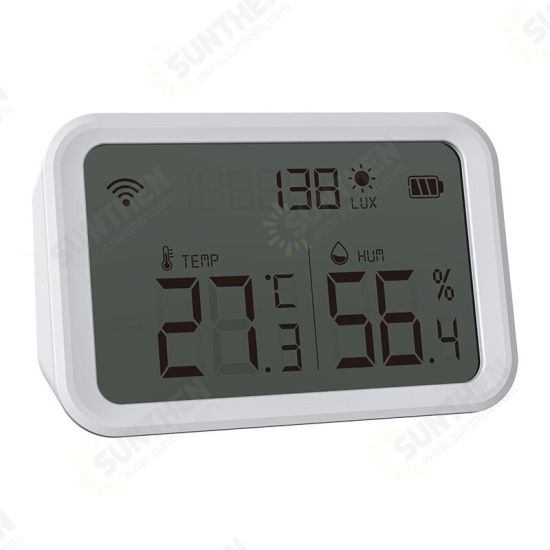 Tuya ZB Intelligent Temperature and Humidity Illuminance Sensor Works with ZB Gateway Mobile Phone Remote Control Tuya ZB Intelligent Temperature and Humidity Illuminance Sensor Works with ZB Gateway Mobile Phone Remote Control