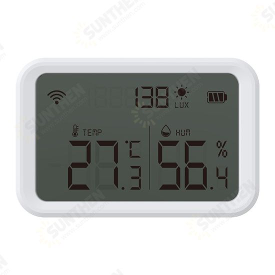 Tuya ZB Intelligent Temperature and Humidity Illuminance Sensor Works with ZB Gateway Mobile Phone Remote Control Tuya ZB Intelligent Temperature and Humidity Illuminance Sensor Works with ZB Gateway Mobile Phone Remote Control