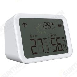 Tuya ZB Intelligent Temperature and Humidity Illuminance Sensor Works with ZB Gateway Mobile Phone Remote Control Tuya ZB Intelligent Temperature and Humidity Illuminance Sensor Works with ZB Gateway Mobile Phone Remote Control