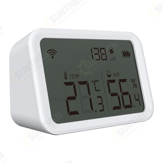 Tuya ZB Intelligent Temperature and Humidity Illuminance Sensor Works with ZB Gateway Mobile Phone Remote Control Tuya ZB Intelligent Temperature and Humidity Illuminance Sensor Works with ZB Gateway Mobile Phone Remote Control