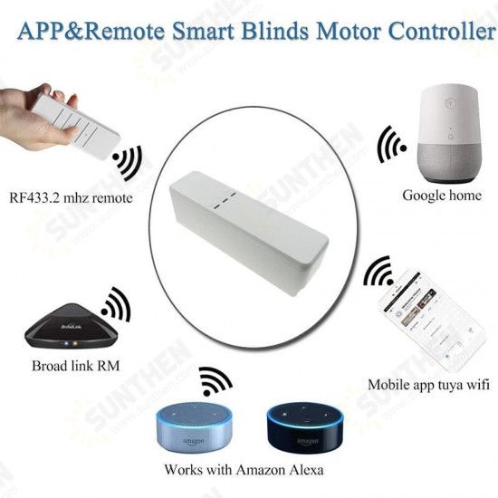 RSH-MC08 EU Plug Smart Motorized Chain Roller Blinds Tuya WiFi Remote Voice Control Shade Shutter Drive Motor Work With Alexa/Google Home RSH-MC08 EU Plug Smart Motorized Chain Roller Blinds Tuya WiFi Remote Voice Control Shade Shutter Drive Motor Work With Alexa/Google Home