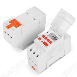TM919B 30A Timer Switch Time Controller Automatic Cycle Timing Switch Output Built-in Battery