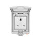 S55 Waterproof WIFI Smart Socket Switch UK/AU/US/FR/DE/ZA Multiple Version Wifi Socket Works With Alexa Google Home