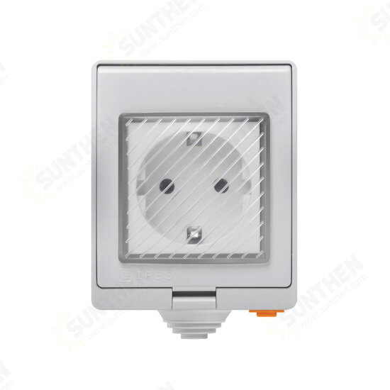 S55 Waterproof WIFI Smart Socket Switch UK/AU/US/FR/DE/ZA Multiple Version Wifi Socket Works With Alexa Google Home