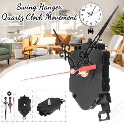 Swing DIY Quartz Clock Jump Pendulum Movement Mechanism Kit Red Floral Hand Swing DIY Quartz Clock Jump Pendulum Movement Mechanism Kit Red Floral Hand