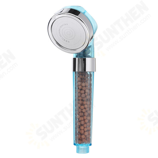 Transparent Shower Head ABS Anion Filter SPA Saving Pressurized Boost Rainfall Shower Head for Bathroom Bathing Travelling Transparent Shower Head ABS Anion Filter SPA Saving Pressurized Boost Rainfall Shower Head for Bathroom Bathing Travelling
