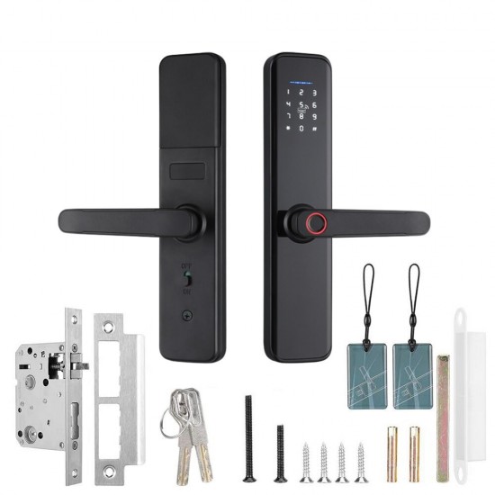 WF-007B-PRO Tuya Bluetooth Smart Fingerprint Electronic Lock Indoor Password Office Door Lock for Hotel Home