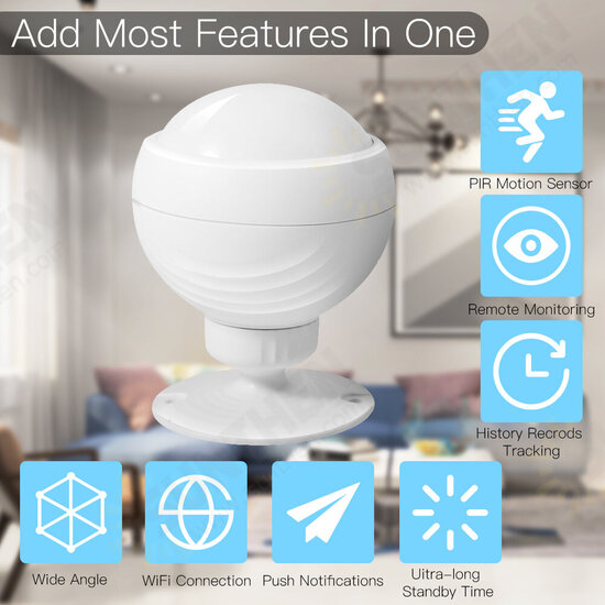 WIFI PIR Motion Sensor Wireless Passive Infrared Detector Security Burglar Alarm Sensor Tuya APP Control Smart Home WIFI PIR Motion Sensor Wireless Passive Infrared Detector Security Burglar Alarm Sensor Tuya APP Control Smart Home