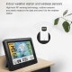 Wireless Weather Station Clock Digital Indoor Thermometer Hygrometer Meter 12H Air Pressure Record Moon Phase Barometer Weather Forecast Temperature Alarm Clock Wireless Weather Station Clock Digital Indoor Thermometer Hygrometer Meter 12H Air Pressure Record Moon Phase Barometer Weather Forecast Temperature Alarm Clock