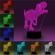 3D LED Illusion Dinosaur/Flamingo/Car/Plane/Opera House/Statue of Liberty Shape USB 7 Color Table Night Light Lamp APP Control Child Gift