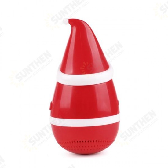 Christmas Gift Mini Santa Claus Tumbler bluetooth Wireless Speaker Touch Sensor for Kid