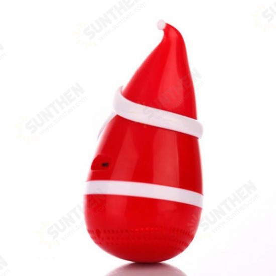 Christmas Gift Mini Santa Claus Tumbler bluetooth Wireless Speaker Touch Sensor for Kid