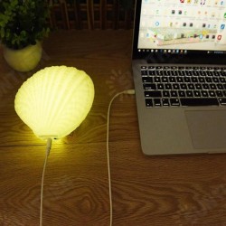 Creative 3W Colorful Shell LED Night Light Wireless Rechargeable bluetooth Speaker Music Home Decor Creative 3W Colorful Shell LED Night Light Wireless Rechargeable bluetooth Speaker Music Home Decor