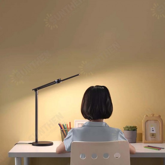 LED Table Lamp Adjustable Color Temperature 180 Degree Adjustable Angle APP Control Reading Lamp With Infrared PIR Human Induction Eye Protection