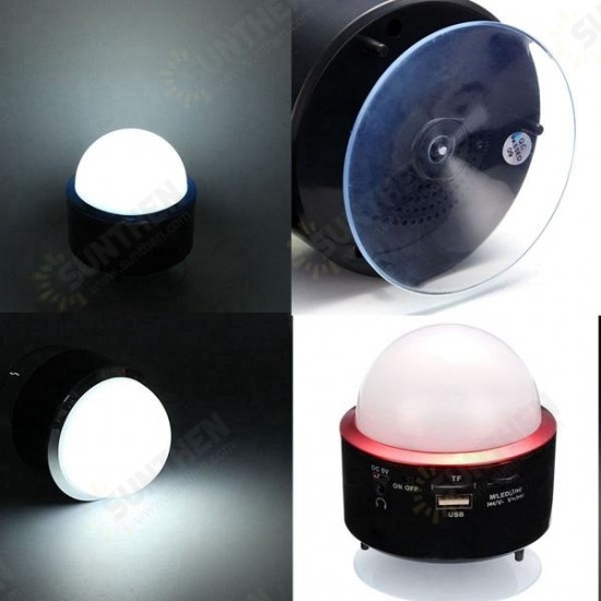 Mini Portable bluetooth Wireless Speaker & LED Night Light For IPhone Tablet MP3