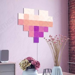 Canvas 4Pack Wifi Smart LED Light Kit DIY Night Lamp Touch Voice APP Control 16 Million Color work with Homekit Alexa Google Home Canvas 4Pack Wifi Smart LED Light Kit DIY Night Lamp Touch Voice APP Control 16 Million Color work with Homekit Alexa Google Home