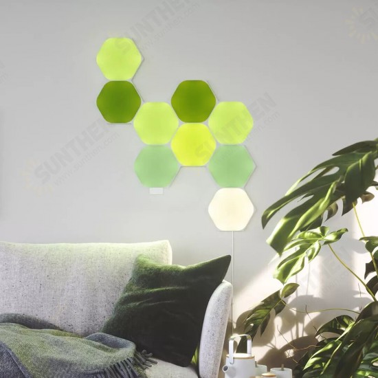 Shapes Hexagons Wifi Smart LED Light Kit DIY Night Lamp Touch Voice APP Control 16 Million Color work with Homekit Alexa Google Home