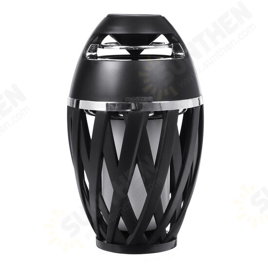 Outdoor bluetooth Speaker LED Flame Light Table Lamp Torch Atmosphere Bright Night Light DC5V