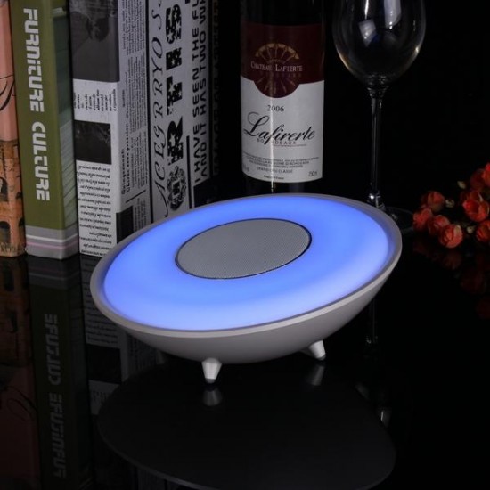 Portable Wireless bluetooth Speaker Smart Touch Sensor LED Night Light