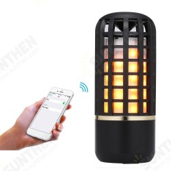 Portable Wireless bluetooth Stereo Speaker Rechargeable Flame Effect Night Light for Indoor Outdoor Portable Wireless bluetooth Stereo Speaker Rechargeable Flame Effect Night Light for Indoor Outdoor