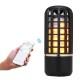 Portable Wireless bluetooth Stereo Speaker Rechargeable Flame Effect Night Light for Indoor Outdoor