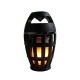 Wireless bluetooth Speaker LED Flame Light Night Lamp Portable Stereo Speaker with Flickers Warm White Light