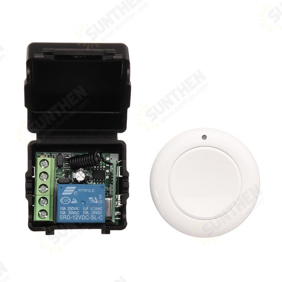 12V 1 Channel 1CH Intelligent Learning Remote Control Switch Wireless Modification Stickers Button Transmitter