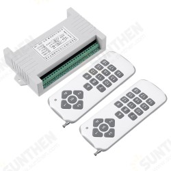 12V 24V 18 Channels High Power Wireless Remote Control Switch Board with Shell with Remote Controller 12V 24V 18 Channels High Power Wireless Remote Control Switch Board with Shell with Remote Controller