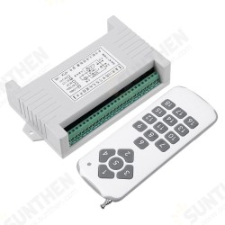 12V 24V 18 Channels High Power Wireless Remote Control Switch Board with Shell with Remote Controller 12V 24V 18 Channels High Power Wireless Remote Control Switch Board with Shell with Remote Controller