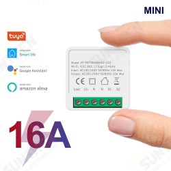 16A Mini Smart Wifi DIY Switch Support 2 Way Control Smart Home Automation Module Work with Alexa Google Home Smart Life App 16A Mini Smart Wifi DIY Switch Support 2 Way Control Smart Home Automation Module Work with Alexa Google Home Smart Life App