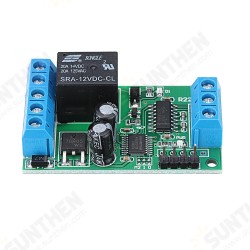 2-in-1 12V RS232 TTL232 Relay UART Serial Remote Control Switch For Control Garage Car Motor 2-in-1 12V RS232 TTL232 Relay UART Serial Remote Control Switch For Control Garage Car Motor