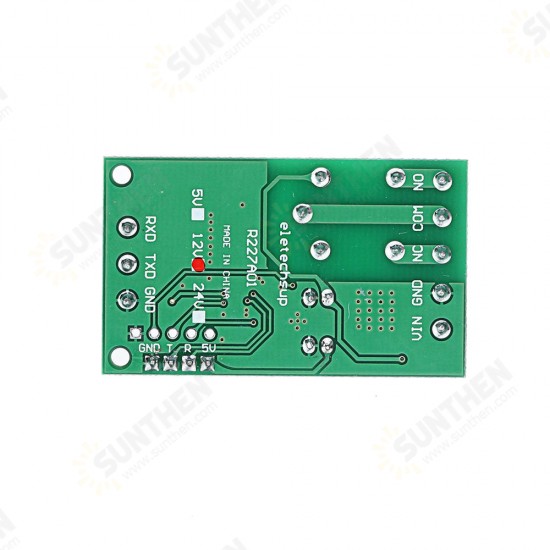 2-in-1 12V RS232 TTL232 Relay UART Serial Remote Control Switch For Control Garage Car Motor