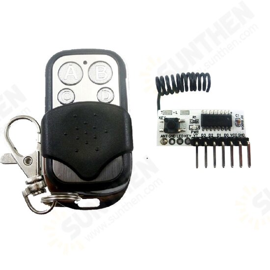 200uA 433M OOK/ASK PT2262 EV1527 Wireless Decoding Remote Control Module DC 3-5V Transceiver Kit